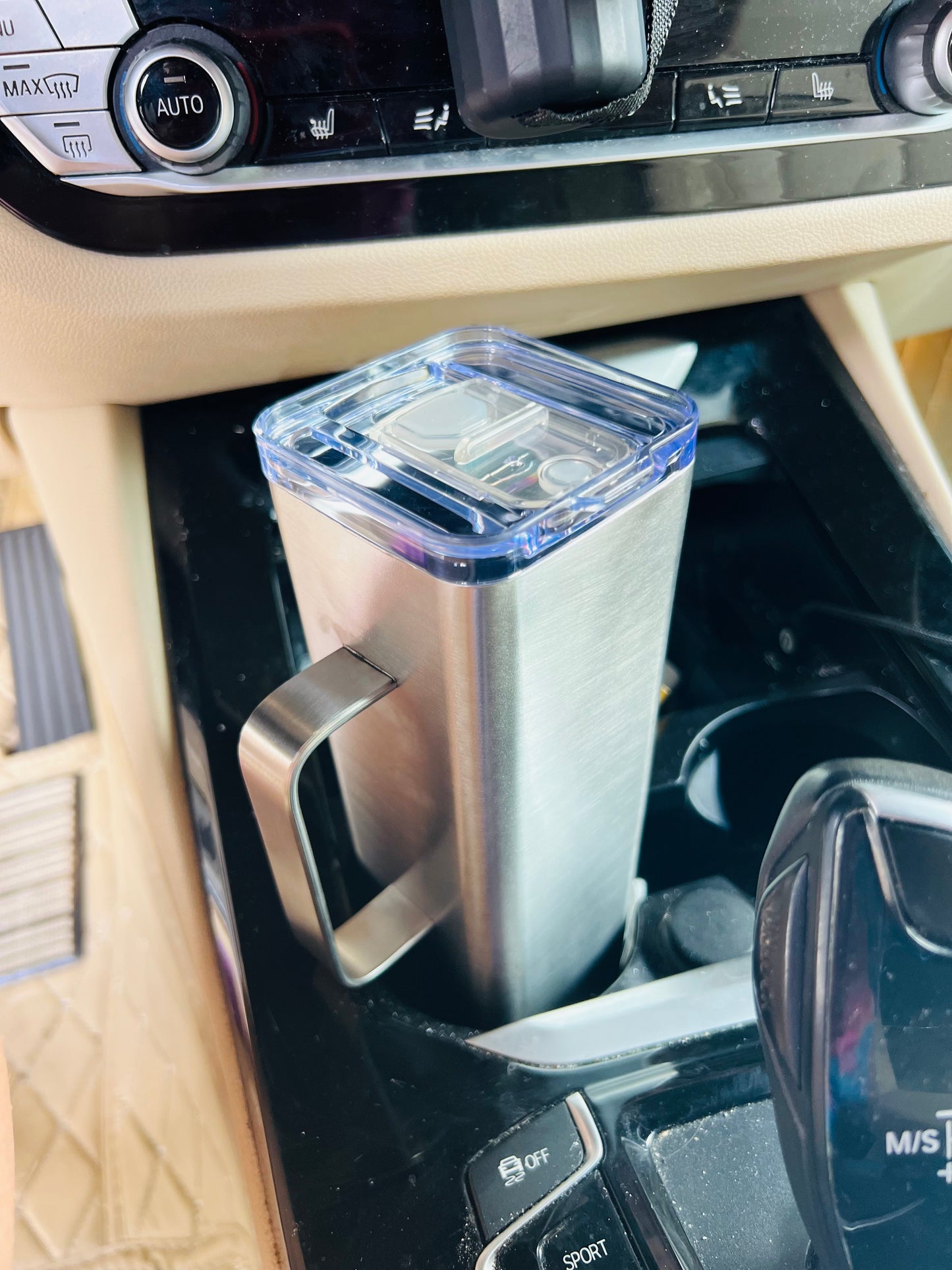 Boxy Tumblers: Square Double Wall Insulated Stainless Steel Tumblers 12-pack 20oz WITH Handle