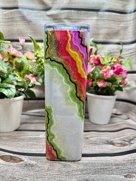 20oz Geode Boxy Tumbler