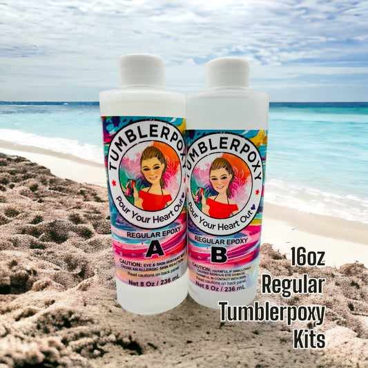 Original Tumblerpoxy REGULAR EPOXY 16oz kit